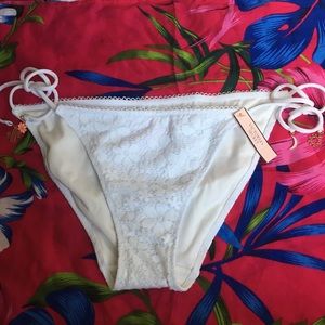 Victoria’s Secret swim bottoms.